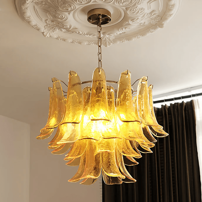 Murano Glass Petals Chandelier - Vakkerlight