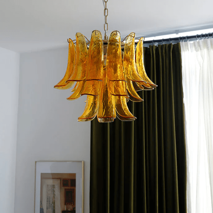 Murano Glass Petals Chandelier - Vakkerlight
