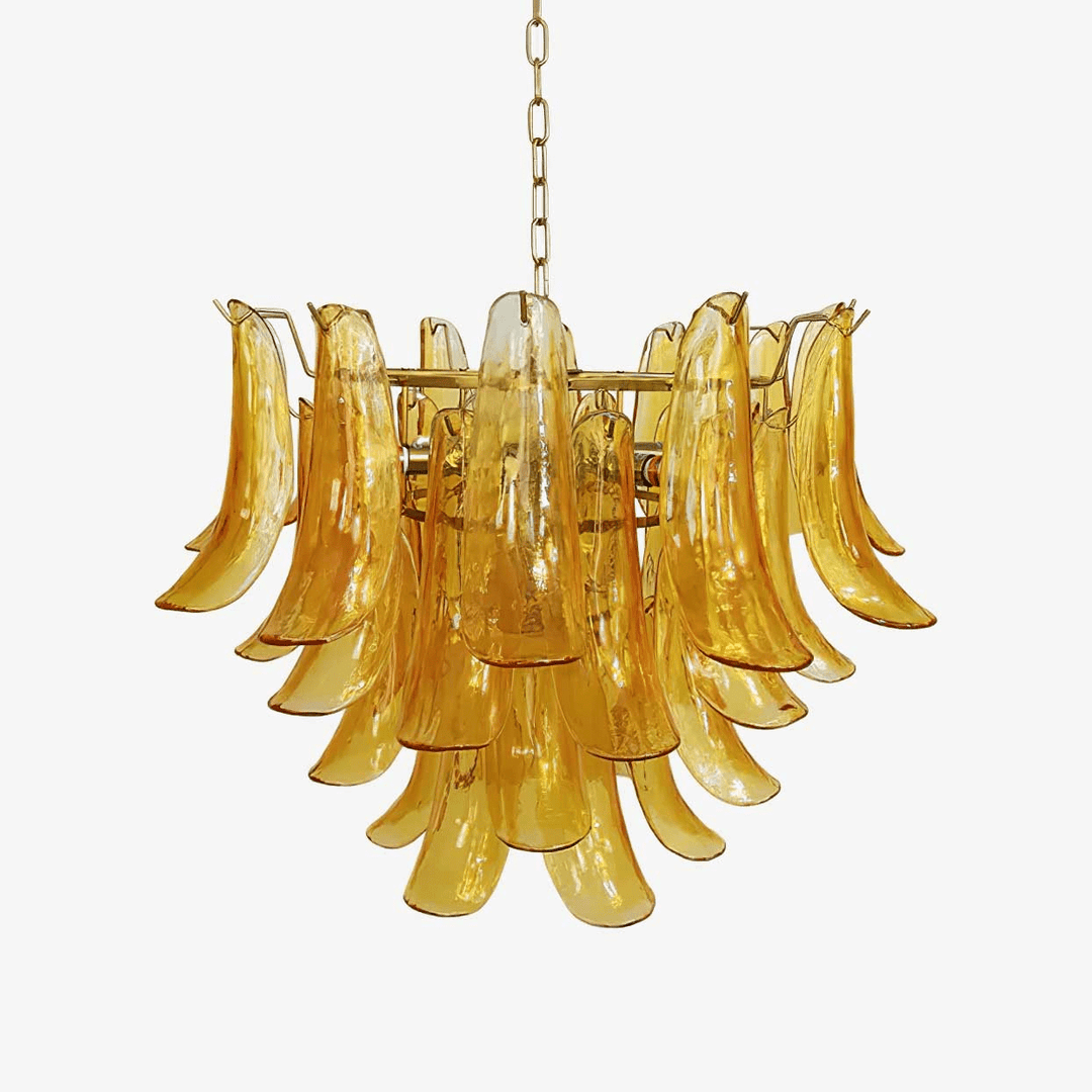 Murano Glass Leaf Chandelier - Vakkerlight