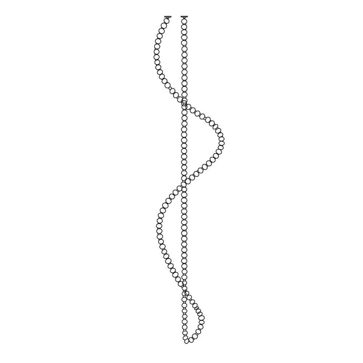 Pearl Necklace Balls Chandelier - Vakkerlight