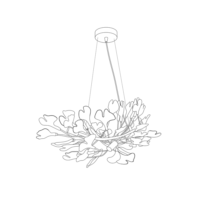 Gingko Chandelier B - Vakkerlight