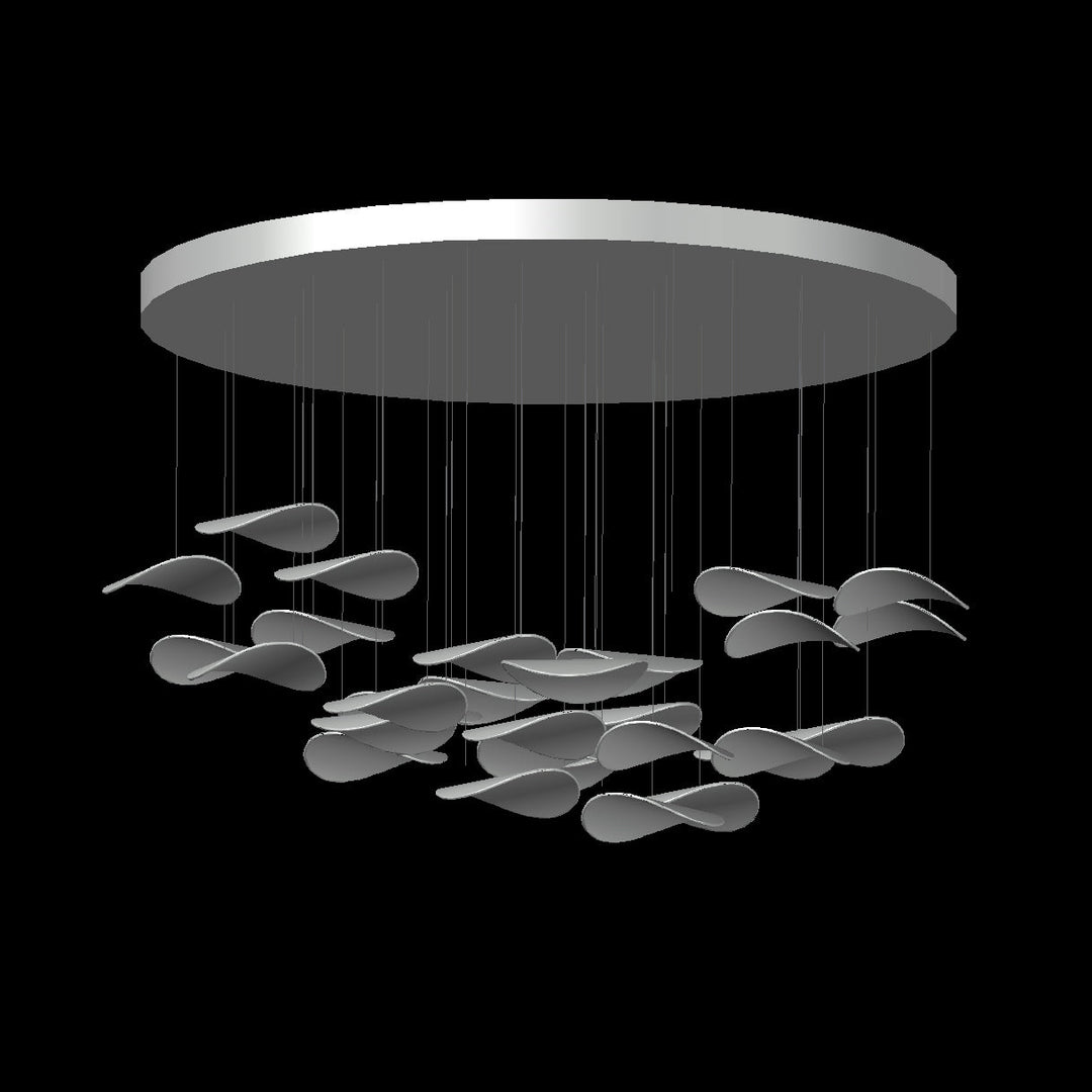 Wave Floating Leaf Chandelier - Vakkerlight