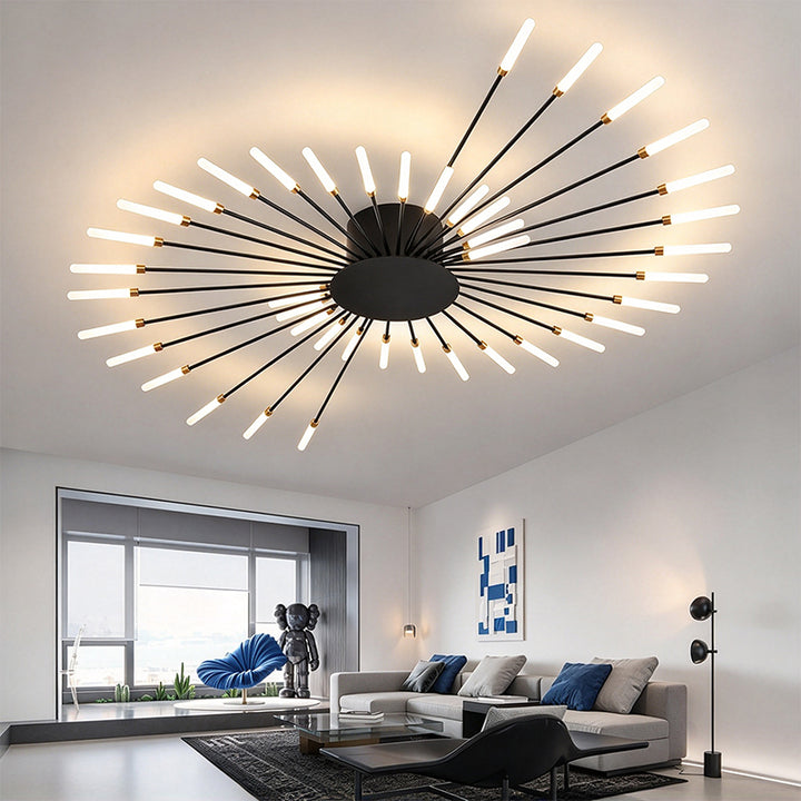 Gold Firework LED Ceiling Light