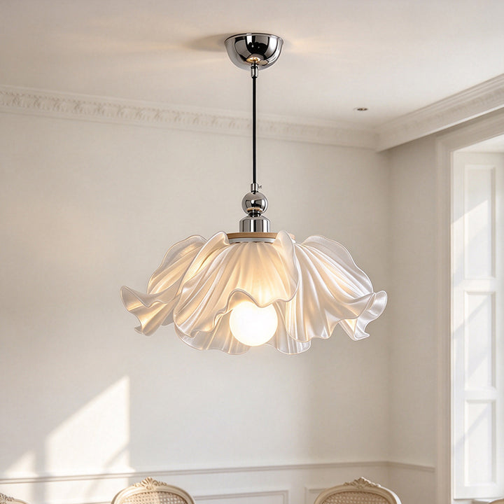 Wavy Petal Acrylic Pendant Lamp