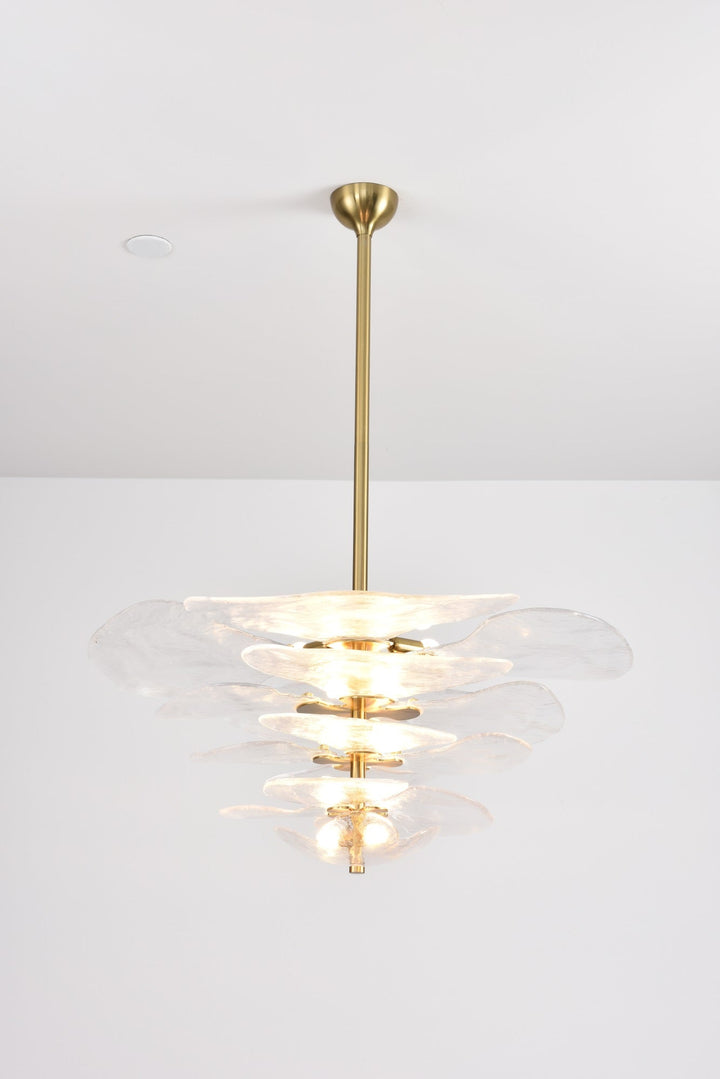 Petals Gold Murano Chandelier - Vakkerlight