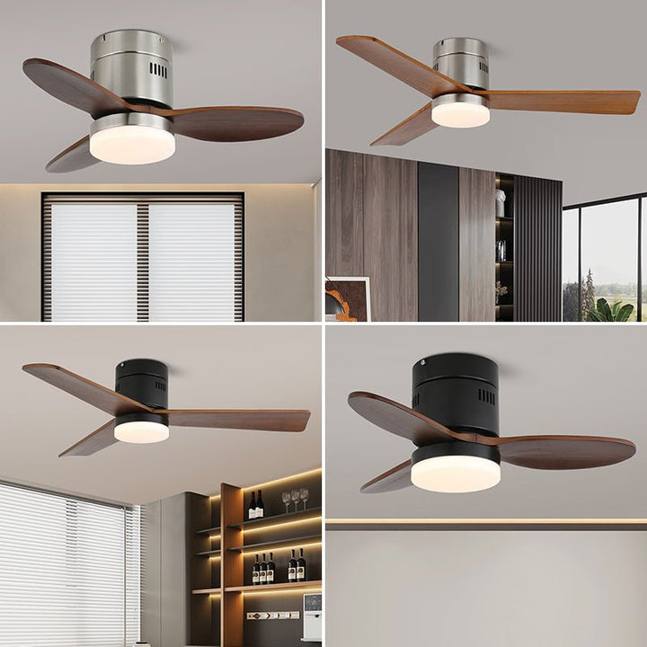 Aeroluxe Modern Ceiling Fan Light - Vakkerlight