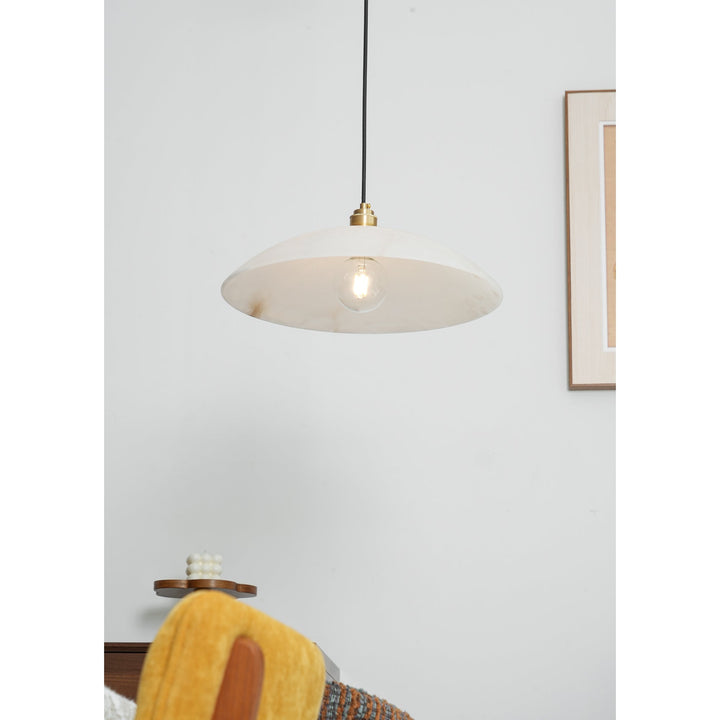 Alabaster Dome Swag Pendant Lamp - Vakkerlight