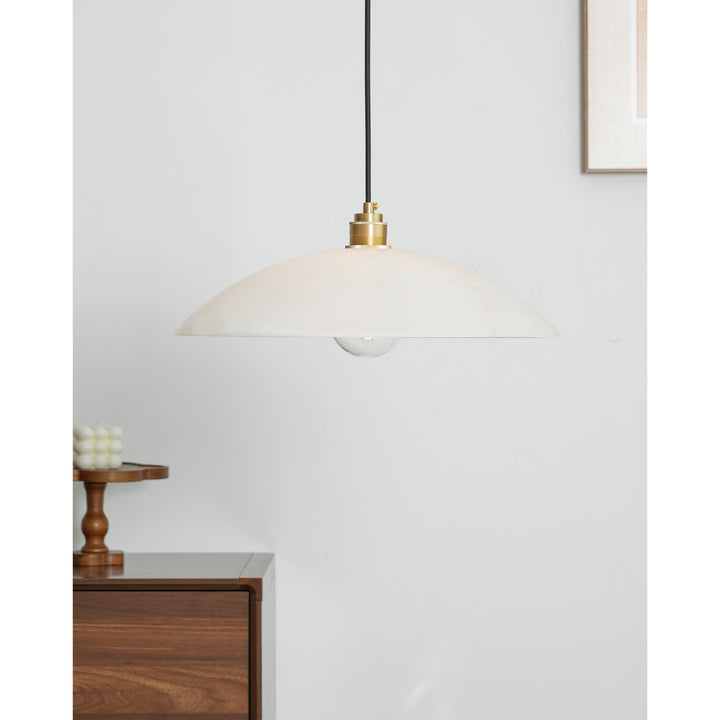 Alabaster Dome Swag Pendant Lamp - Vakkerlight