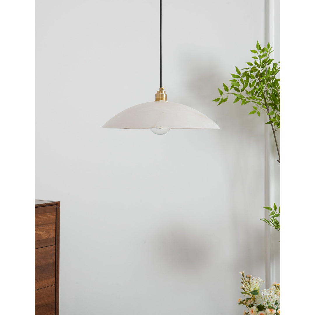 Alabaster Dome Swag Pendant Lamp - Vakkerlight