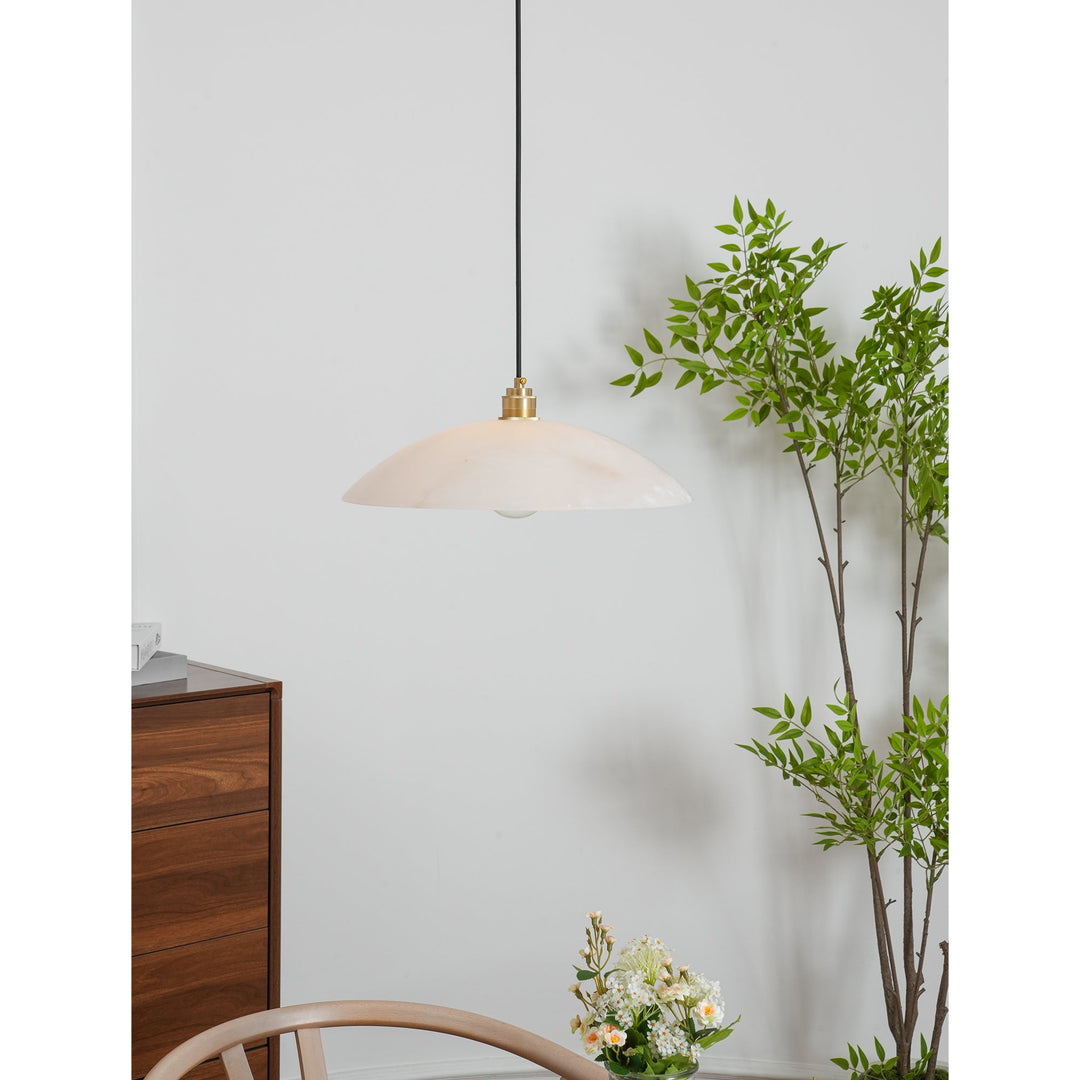 Alabaster Dome Swag Pendant Lamp - Vakkerlight