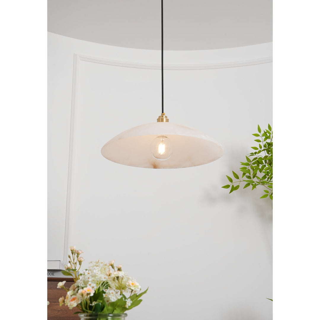 Alabaster Dome Swag Pendant Lamp - Vakkerlight