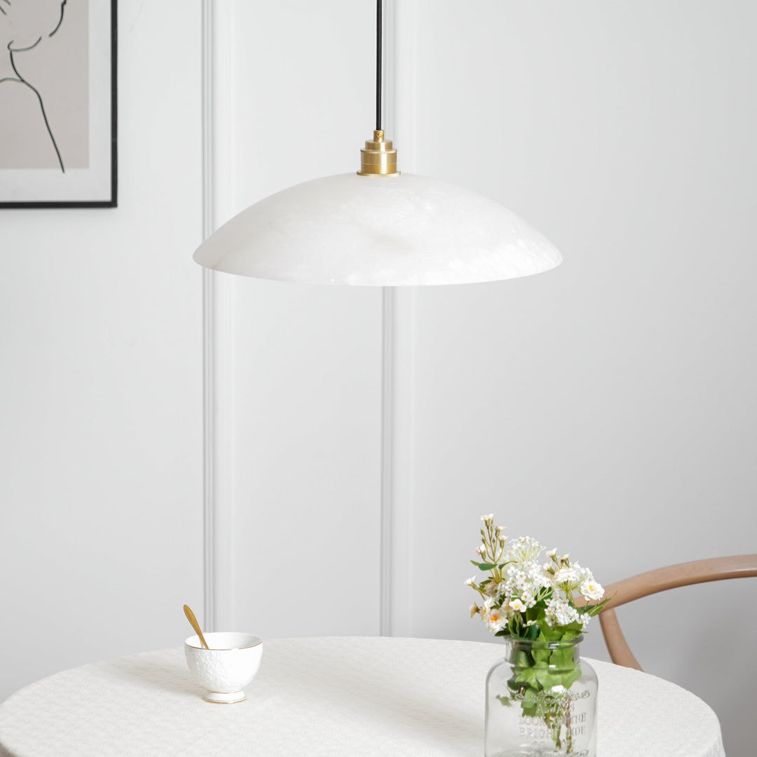 Alabaster Dome Swag Pendant Lamp - Vakkerlight