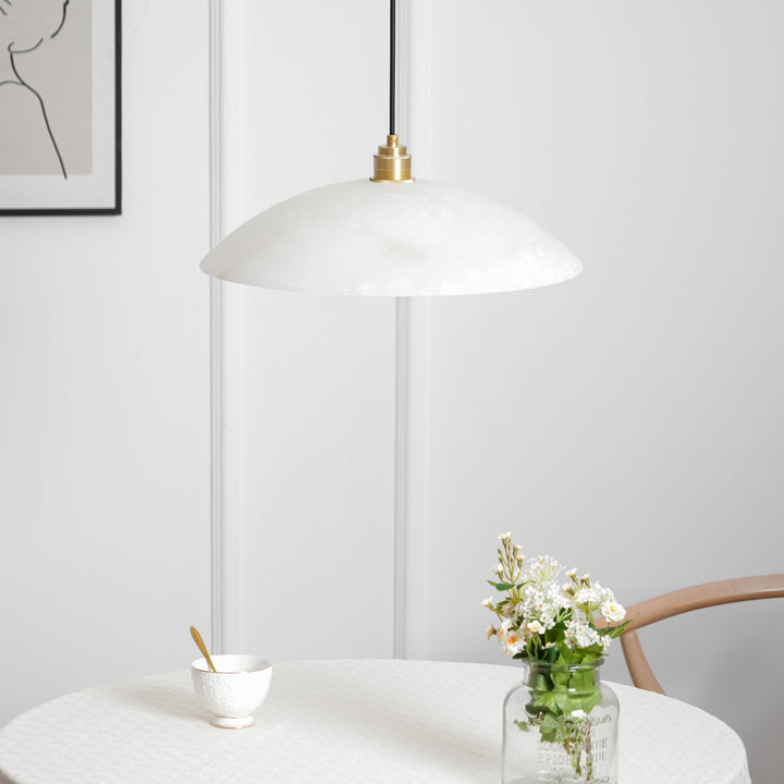 Alabaster Dome Swag Pendant Lamp - Vakkerlight