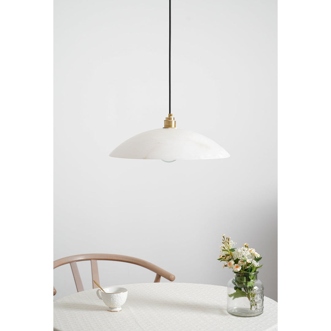 Alabaster Dome Swag Pendant Lamp - Vakkerlight