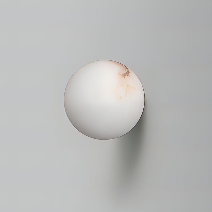 Alabaster Mini Orb Wall Lamp - Vakkerlight