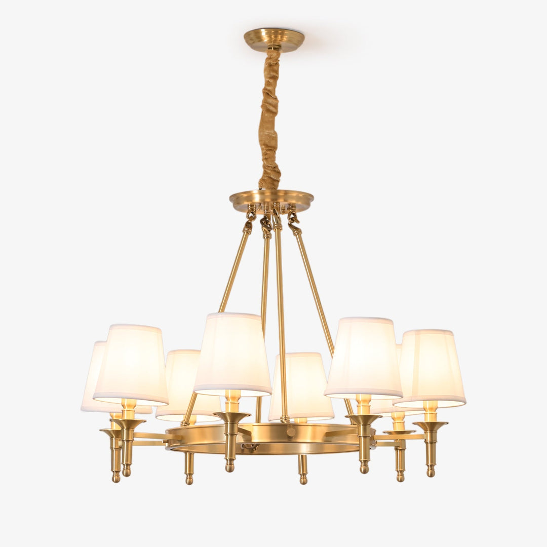 Antique Brass Chandelier - Vakkerlight