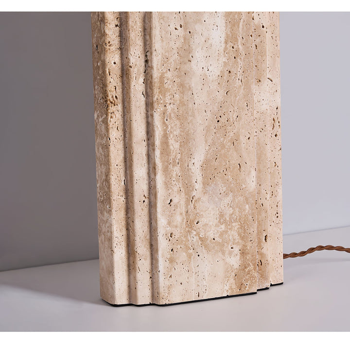 Arco Travertine Table Lamp