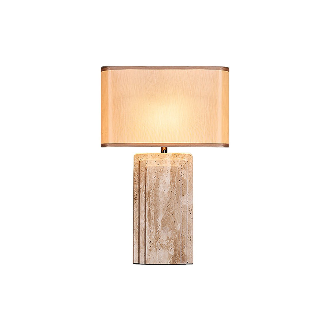 Arco Travertine Table Lamp