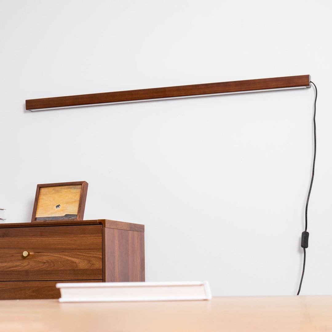 Arlo Linear Wood Plug - in Wall Light - Vakkerlight