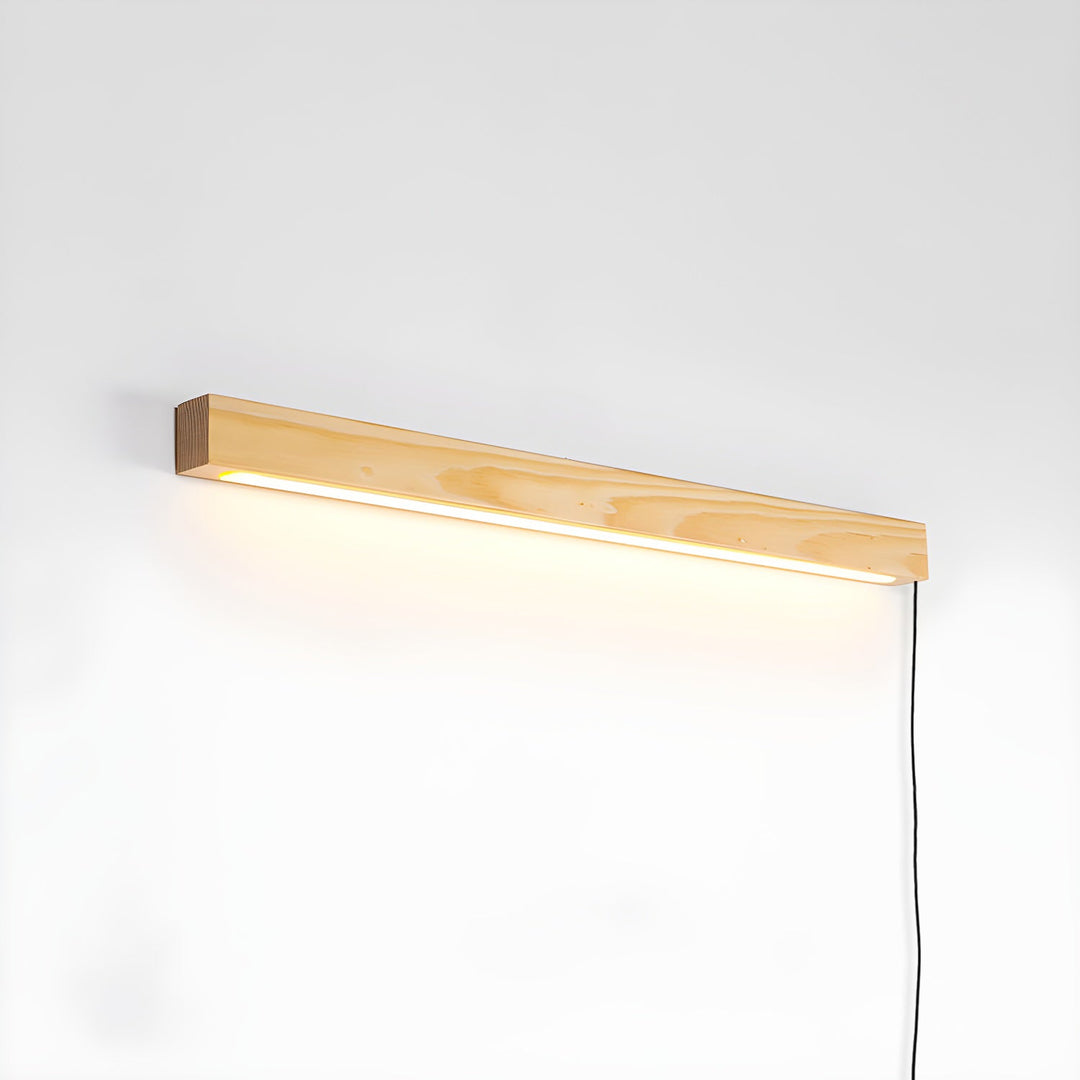 Arlo Linear Wood Plug - in Wall Light - Vakkerlight
