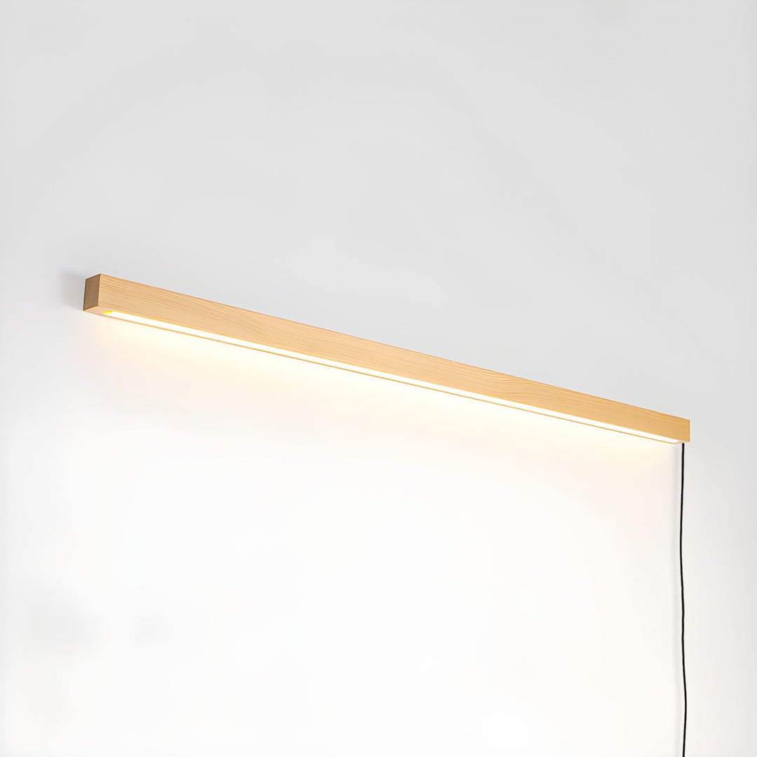 Arlo Linear Wood Plug - in Wall Light - Vakkerlight