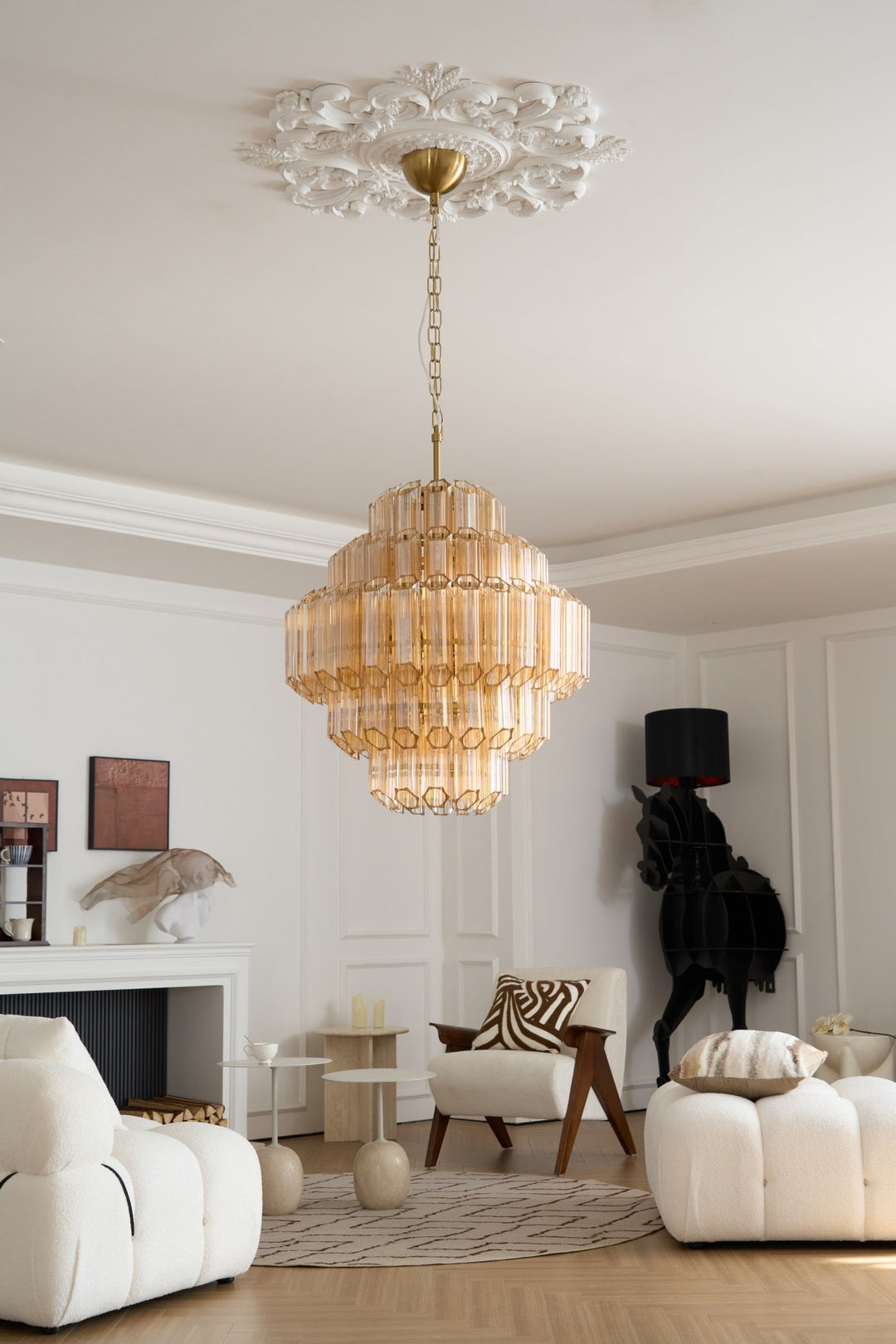 Aurum Cascade Murano Chandelier - Vakkerlight