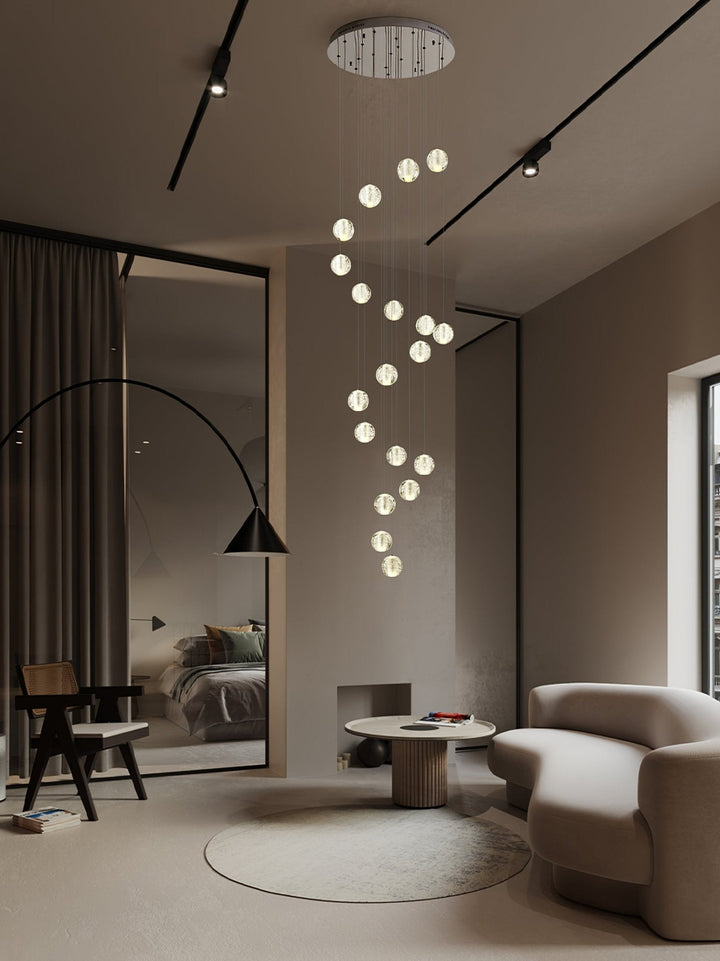 Crystal Bubbles Balls Pendant Lamp - Vakkerlight