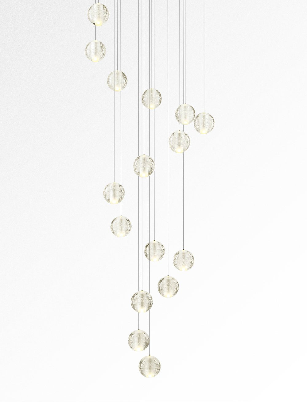 Crystal Bubbles Balls Pendant Lamp - Vakkerlight