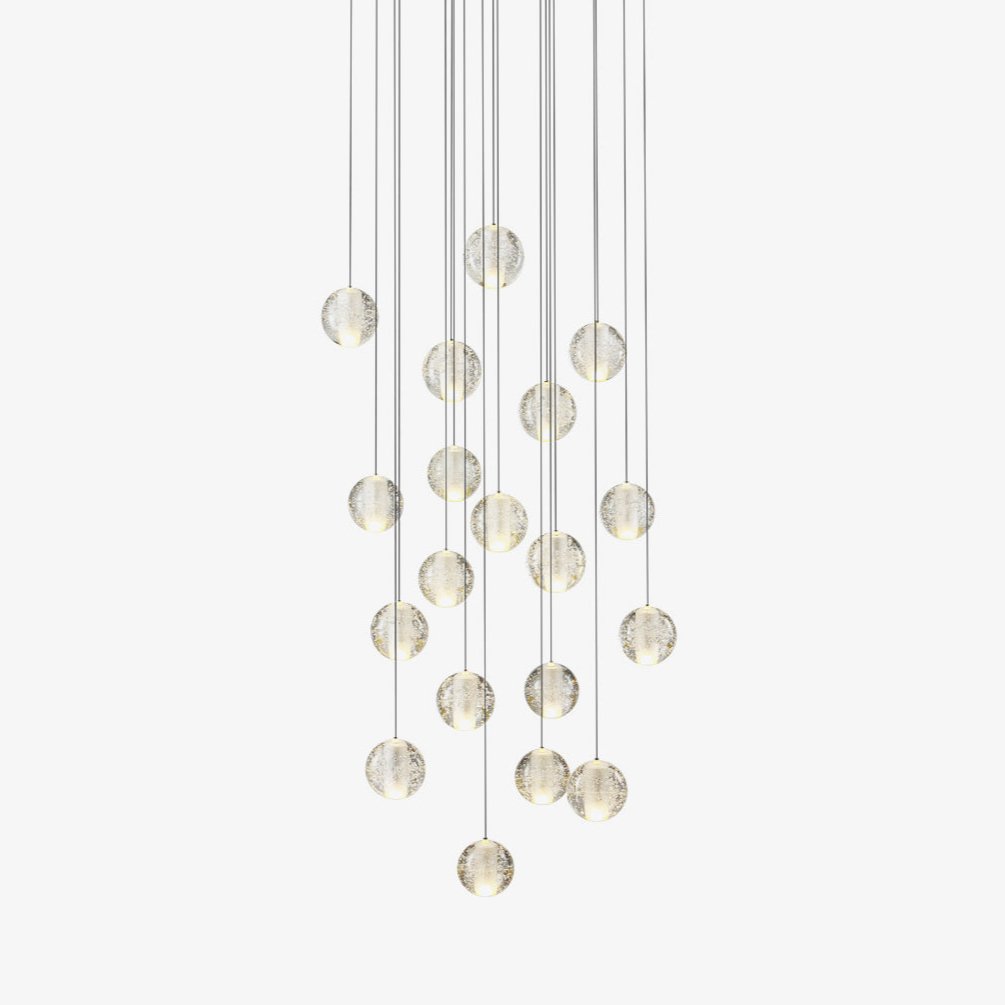 Crystal Bubbles Balls Pendant Lamp - Vakkerlight