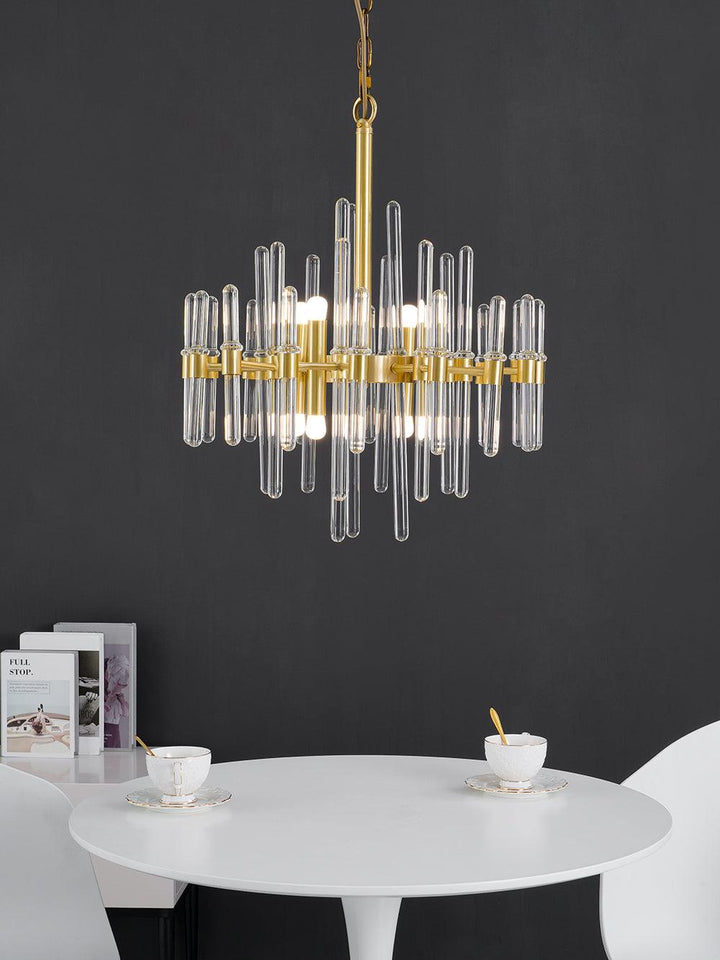 Vintage Antique Brass Chandelier - Vakkerlight
