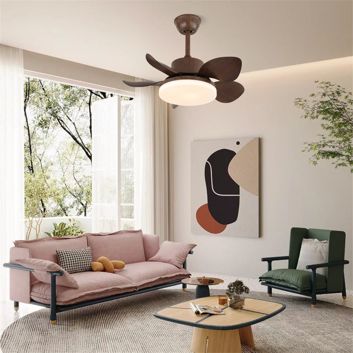 Terra Walnut Ceiling Fan Light - Vakkerlight
