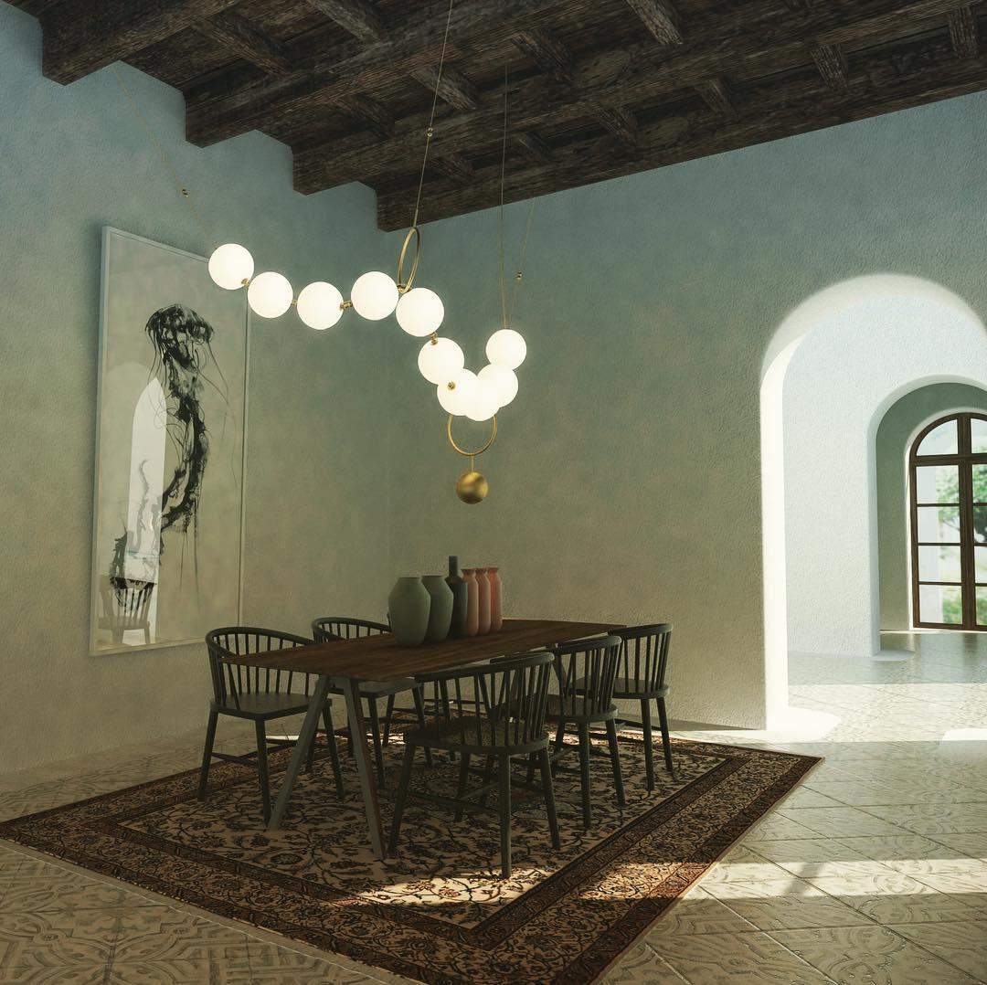 Necklace LED Pendant Lamp - Vakkerlight