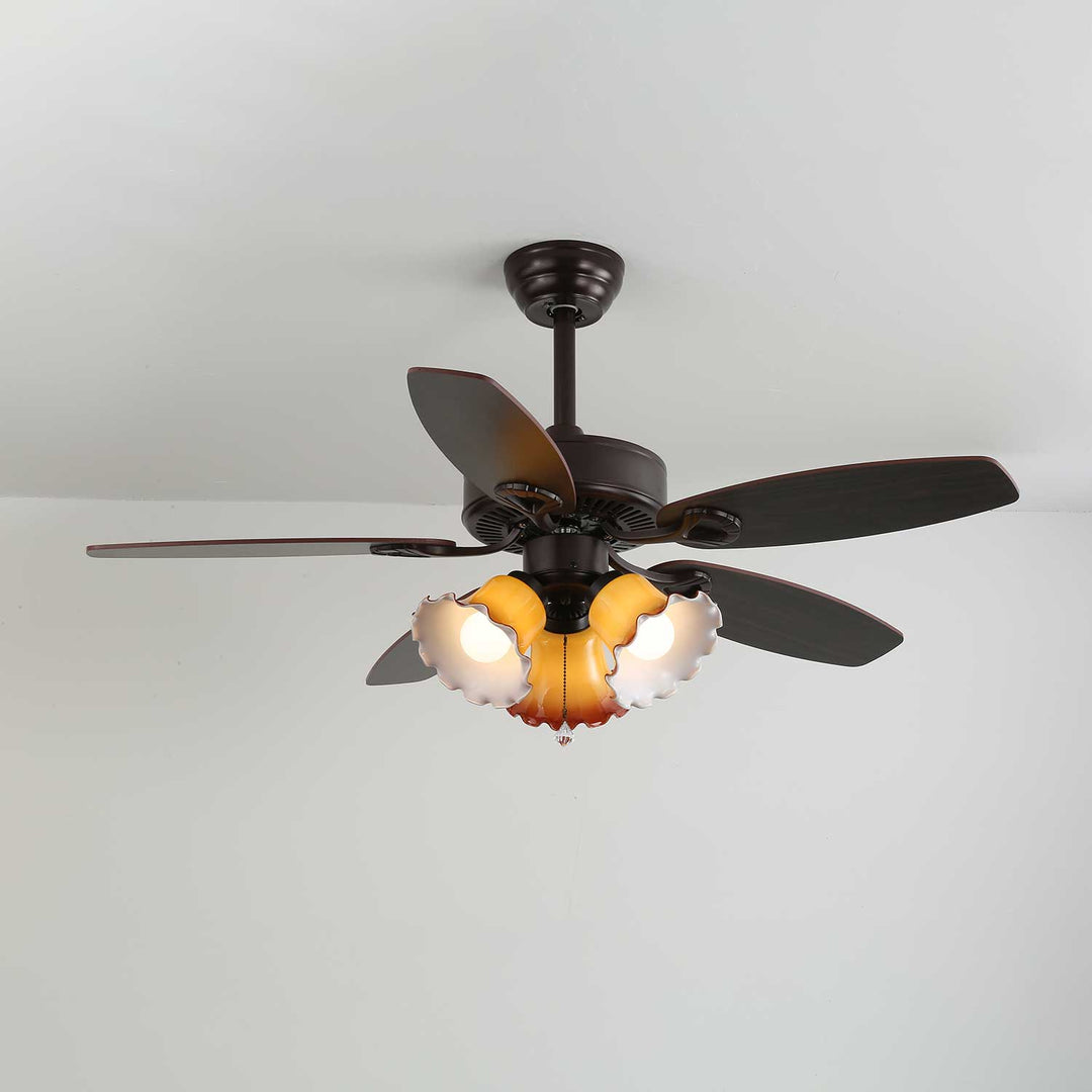 Calantha Bloom Ceiling Fan Light