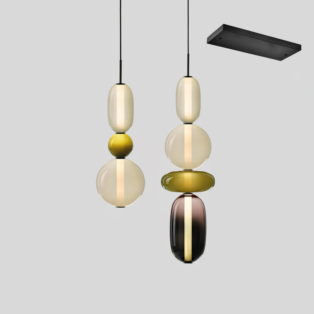 Candied Glass Combo Pendant Light - Vakkerlight