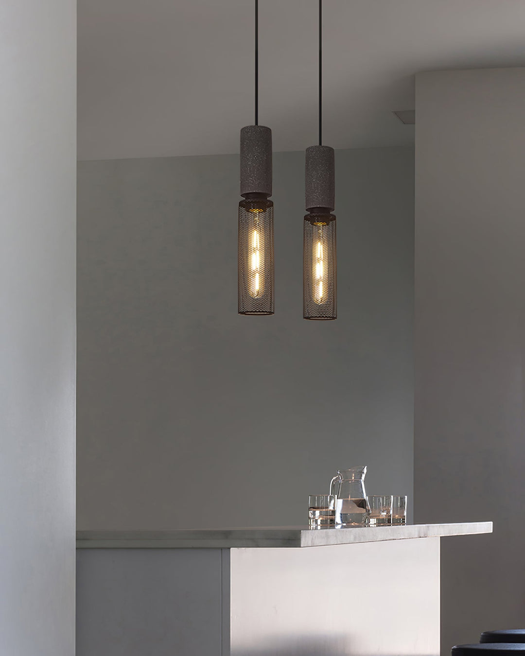 Cement Mesh Pendant Light - Vakkerlight