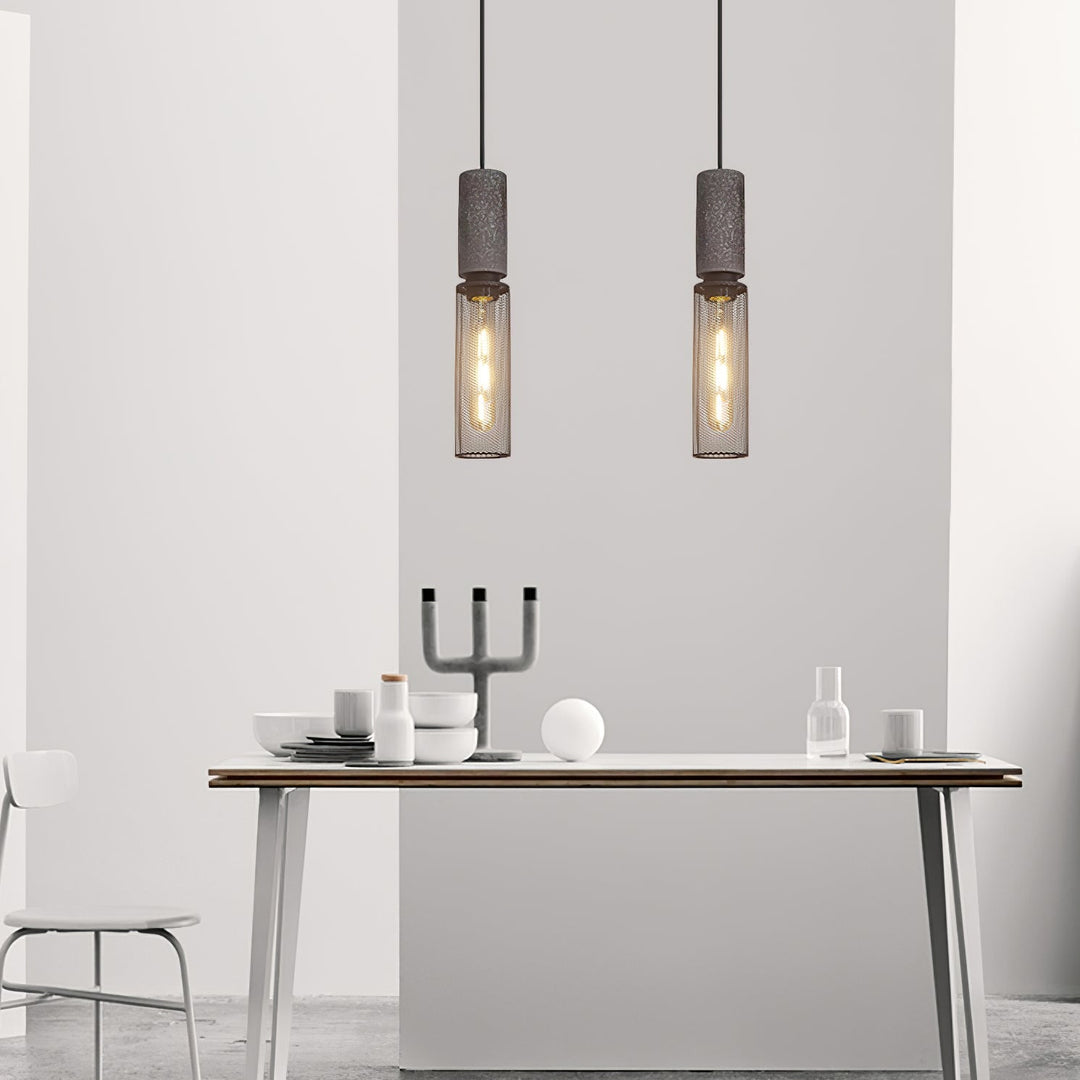 Cement Mesh Pendant Light - Vakkerlight