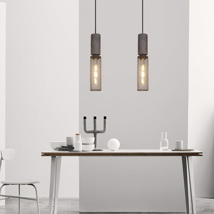 Cement Mesh Pendant Light - Vakkerlight