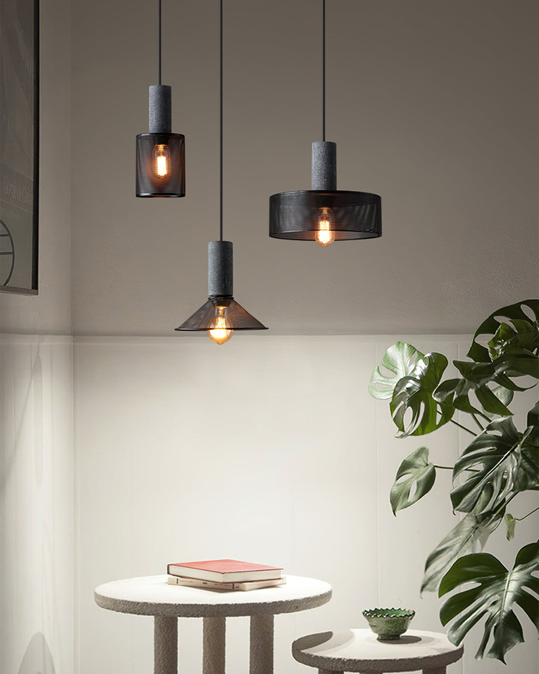 Cement Mesh Pendant Light - Vakkerlight