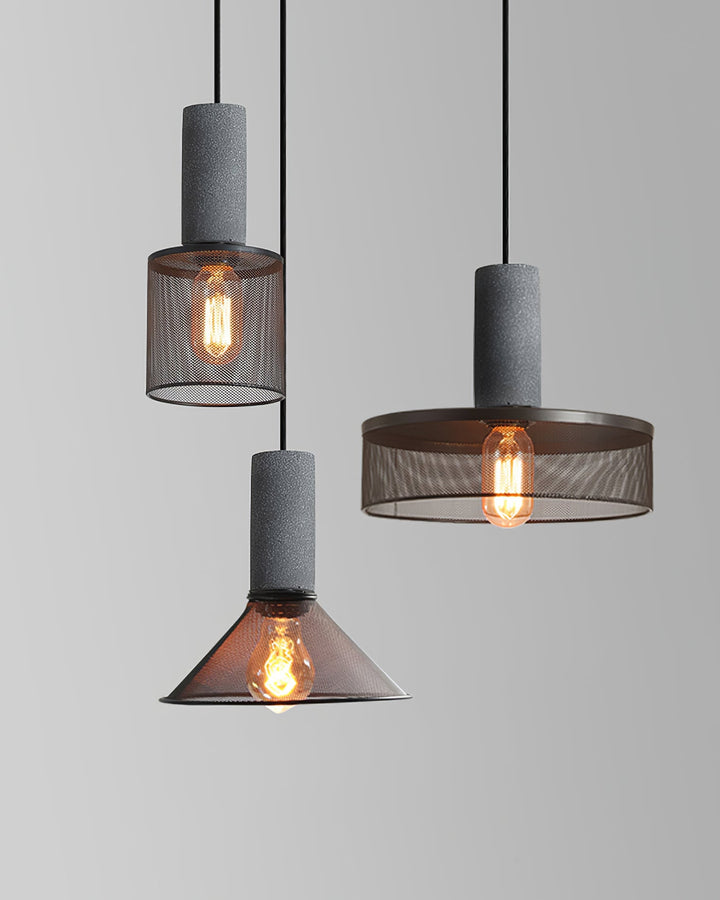 Cement Mesh Pendant Light - Vakkerlight