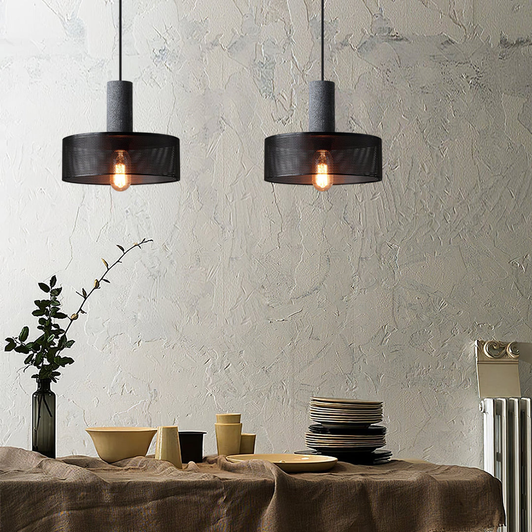 Cement Mesh Pendant Light - Vakkerlight