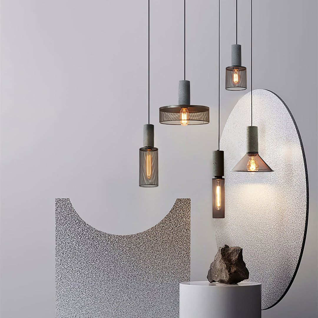 Cement Mesh Pendant Light - Vakkerlight