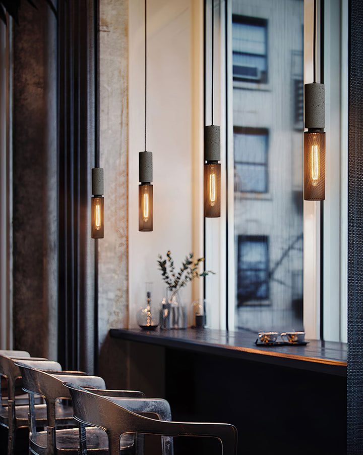 Cement Mesh Pendant Light - Vakkerlight