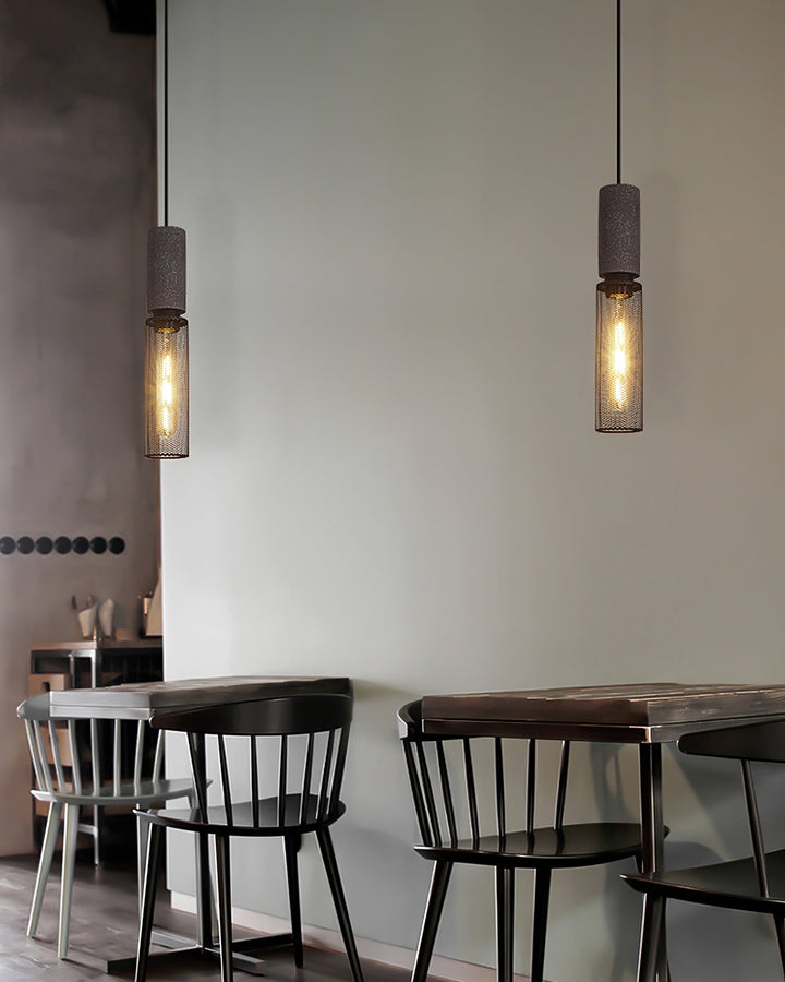 Cement Mesh Pendant Light - Vakkerlight