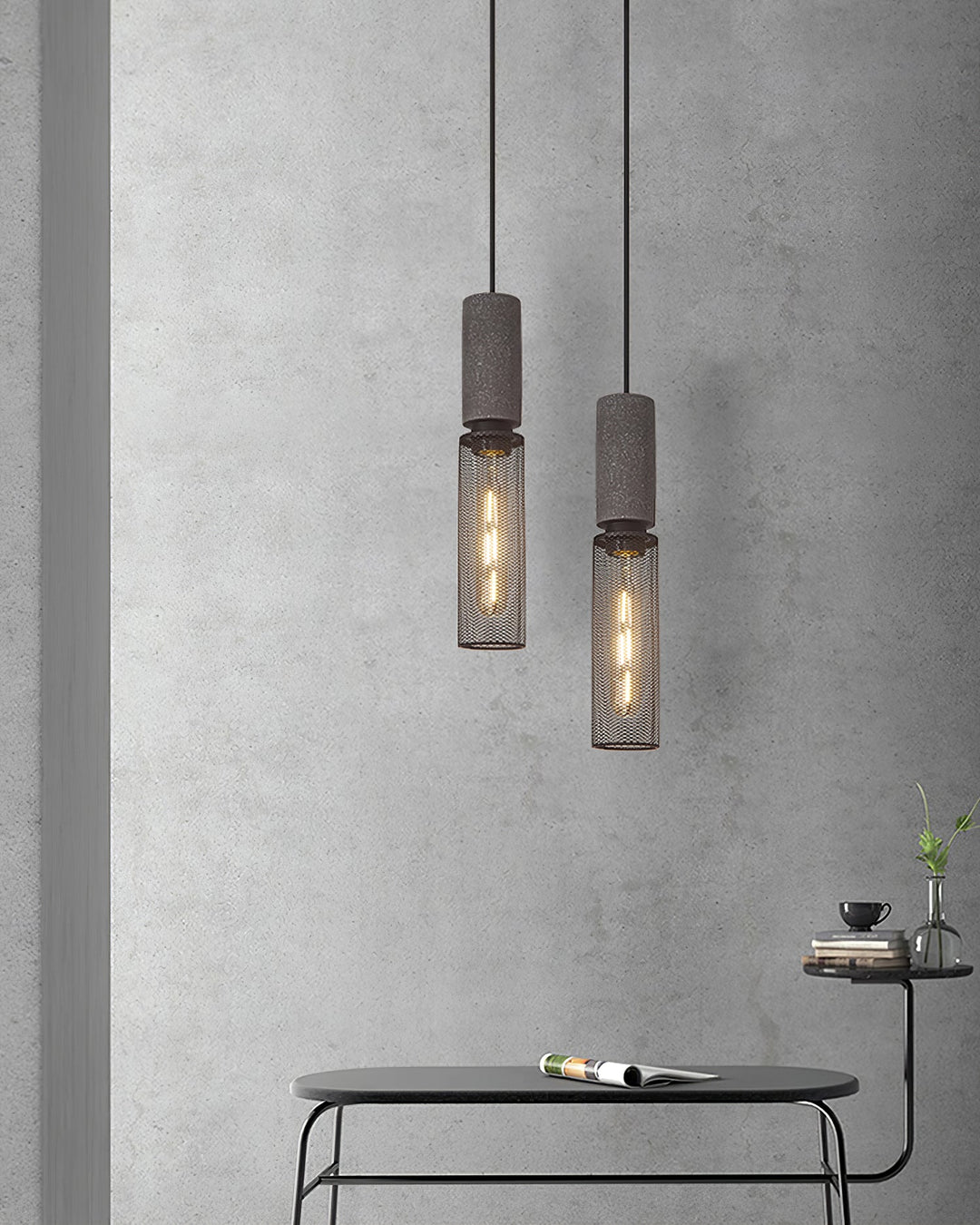 Cement Mesh Pendant Light - Vakkerlight