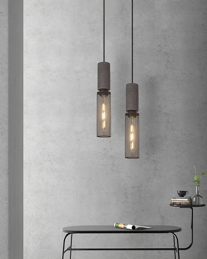 Cement Mesh Pendant Light - Vakkerlight