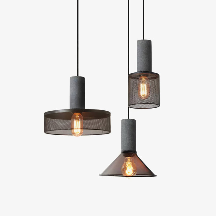 Cement Mesh Pendant Light - Vakkerlight
