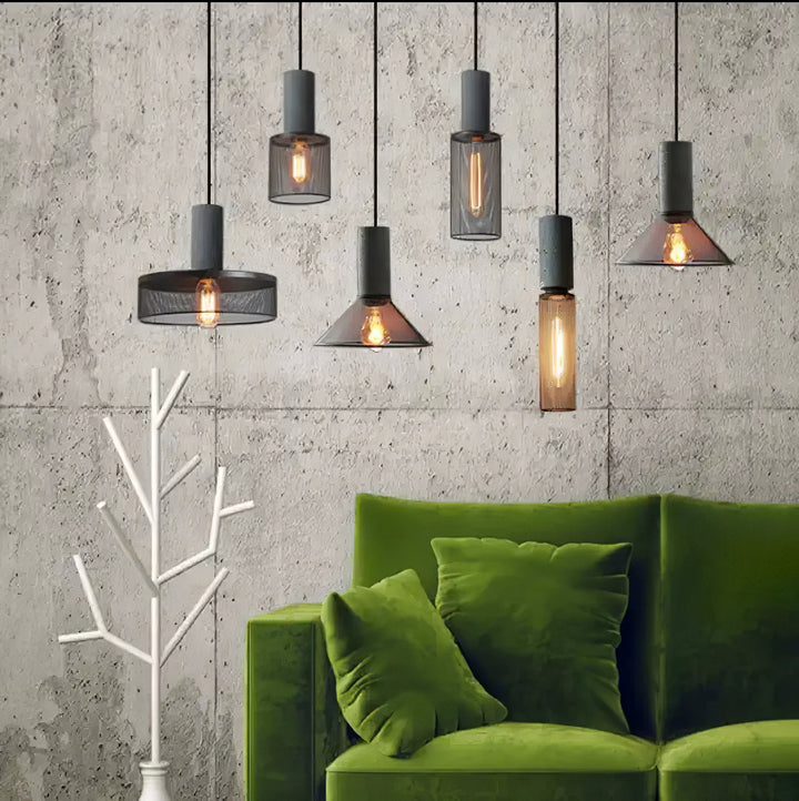 Cement Mesh Pendant Light - Vakkerlight