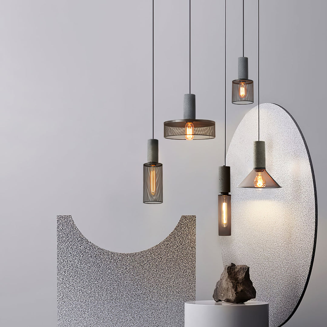 Cement Mesh Pendant Light - Vakkerlight