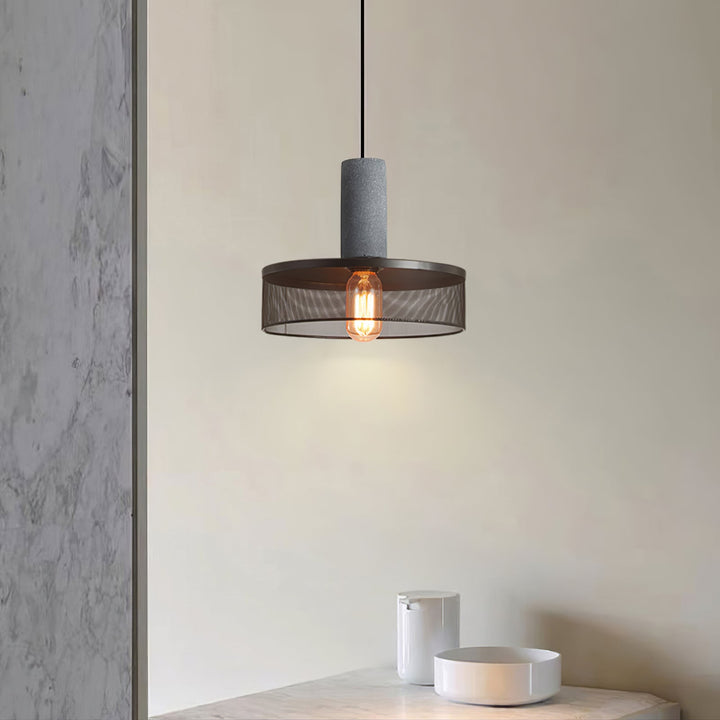 Cement Mesh Pendant Light - Vakkerlight