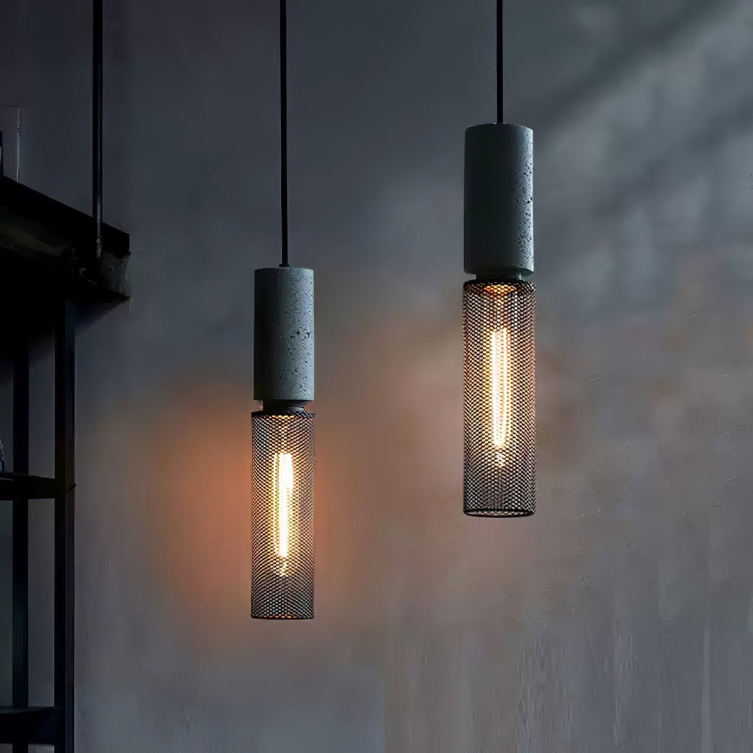 Cement Mesh Pendant Light - Vakkerlight